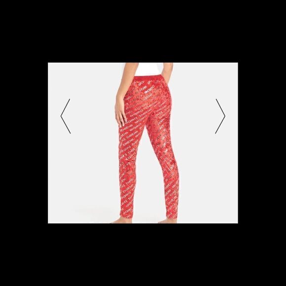 15-🔥🔥NWT BEBE lounge pants BEBE foil logo printed lounge pants. Lg - Picture 3 of 4